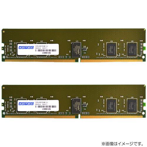 デスクトップPC用メモリ アドテック ADS2400D-R16GDBW [16GB×2枚組 DDR4...