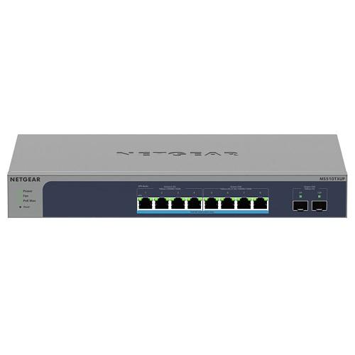 スイッチングハブ NETGEAR MS510TXUP-100AJS [PoE++(295W) マルチ...