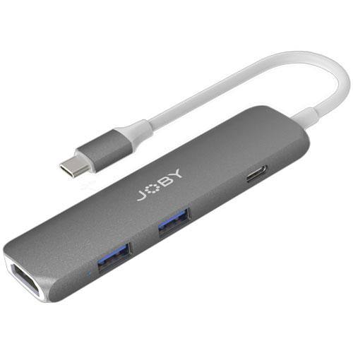 USB-Cハブ JOBY JB01821-BWW [4-in-1 USB-C ハブ (USB-C P...