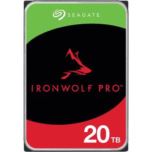 Seagate ST20000NT001 IronWolf Pro 3.5インチ内蔵HDD （20TB 7200rpm SATA 6Gb/s） 内蔵型ハードディスクドライブの商品画像