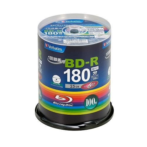 ブルーレイディスク 三菱化学メディア バーベイタム録画用メディア VBR130RP100SV4 [B...