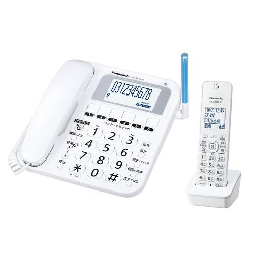 電話機 パナソニック VE-GE18DL-W [コードレス電話機(子機1台付き)(ホワイト)]