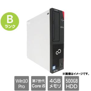 スリムデスクトップPC 富士通 ★中古パソコン・Bランク★FMVD3303BP [ESPRIMO D587/SX(i5-7500 4GB HDD500GB Windows10Pro 30日保証)]｜etrend-y