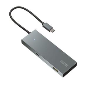 エアリア　TypeC接続USBハブ SD-CMULTI03-B [5RANGERS（ファイブレンジャーズ）POWER DELIVERY]｜etrend-y