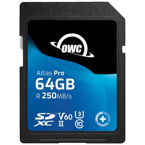 SDカード OWC OWCSDV60P0064 [64GB SDXCカード Atlas Pro SD...