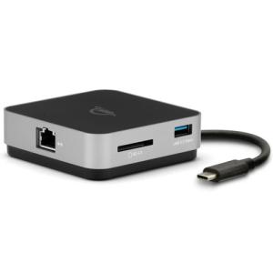 ドッキングステーション OWC OWCTCDK6P2SG [USB-C Travel Dock E (USB PD (最大100W)、USB-A x 2、HDMI、SD (UHS-II)、GbE) 2年保証]｜etrend-y