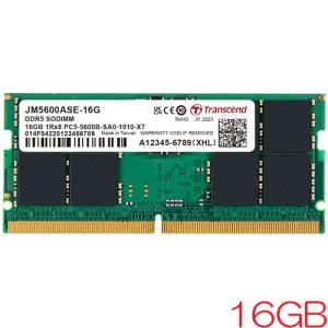 ノートPC用メモリ トランセンド JM5600ASE-16G [16GB JetRam DDR5 5600 SO-DIMM 1Rx8 (2Gx8)x8 CL46 1.1V 262pin]｜etrend-y