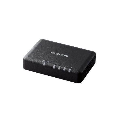 スイッチングハブ エレコム EHC-G03PA2-SB [Giga対応スイッチングハブ/3ポート/プ...