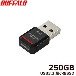 ポータブルSSD バッファロー SSD-PST250U3BA/D [USB3.2(Gen1) TV録画対応 SSD 250GB]｜etrend-y