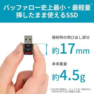 ポータブルSSD バッファロー SSD-PST...の詳細画像1