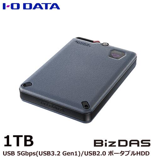 ポータブルHDD アイ・オー・データ HDPD-SUTC1 [USB 5Gbps対応 HW暗号化ポー...