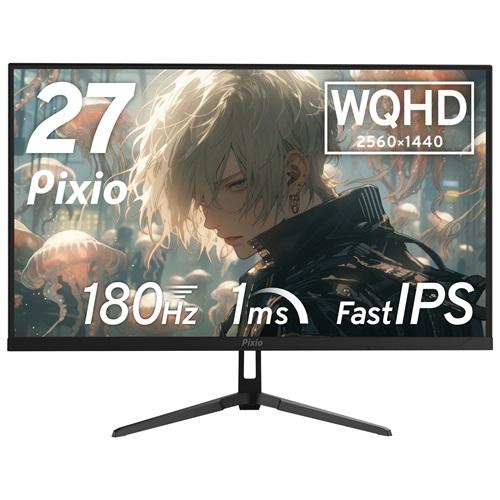 液晶ディスプレイ　Pixio　PX278WAVE-O [PX278 WAVE Black ゲーミング...