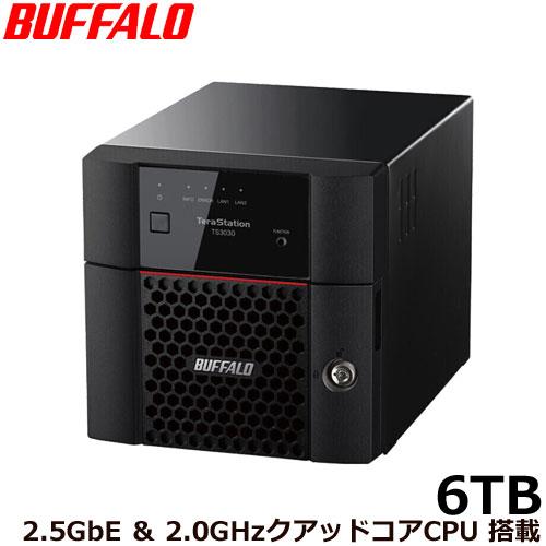 NAS バッファロー TS3230DN0602 [TS3230DNシリーズ 2ベイデスクトップNAS...