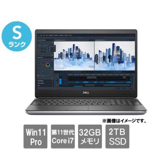 ノートPC DELL ★中古パソコン・Sランク★P93F002 [Precision 7560(i7-11800H 32GB SSD2TB 15.6 Windows11Pro 30日保証)]