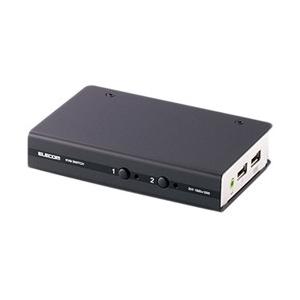 パソコン切替器 エレコム KVM-DVHDU2 [パソコン切替器/DVI対応/BOX型/2ポート]