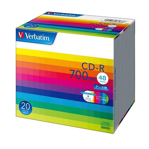 CD-R 三菱化学メディア SR80SP20V1 [CD-R 700MB 48倍速対応 20枚 白]