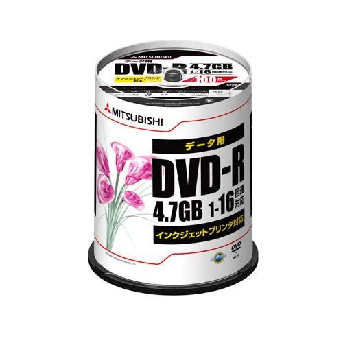 DVD-R 三菱化学メディア DHR47JPP100 [DVD-R 4.7GB PCデータ用 16倍...