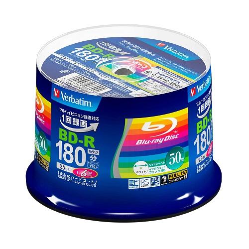 ブルーレイディスク 三菱化学メディア VBR130RP50V4 [BD-R 録画用 130分 1-6...