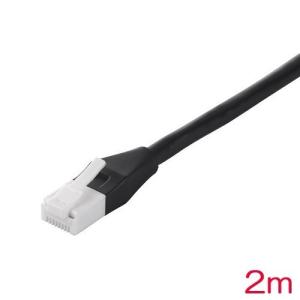 LANケーブル バッファローコクヨサプライ BSLS5ENU20BK2 [ツメの折れないLANケーブル カテゴリー5e ストレート スタンダード 2m ブラック]