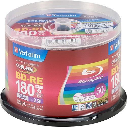 ブルーレイディスク 三菱化学メディア VBE130NP50SV1 [BD-RE 録画用 130分 1...