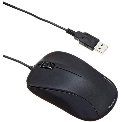 USBマウス エレコム M-K6URBK/RS [USB光学式マウス/Mサイズ/3ボタン/ブラック/...