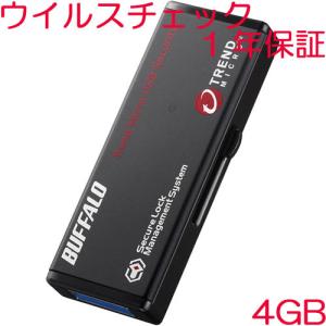 USBメモリ バッファロー RUF3-HS4GTV [USB3.0 セキュリティーUSBメモリー ウイルスチェック 4GB]｜etrend-y