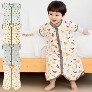 スリーパー 赤ちゃん 冬 ファスナー 袖 出産祝い ギフト ハンスパンプキン 秋冬用スリーパー ジッパー型/HANS-W-ZIP-BIRD メール便可