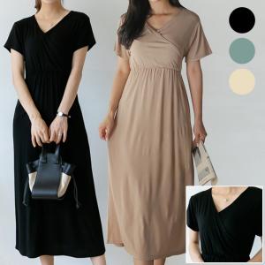 ETTE 授乳服 マタニティ 服 ワンピース 春夏 夏 半袖