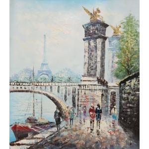 油絵 南仏のラベンダー畑 MA1436 : 絵画制作専門ユーラシアアート