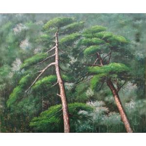 油絵 南仏のラベンダー畑 MA1436 : 絵画制作専門ユーラシアアート