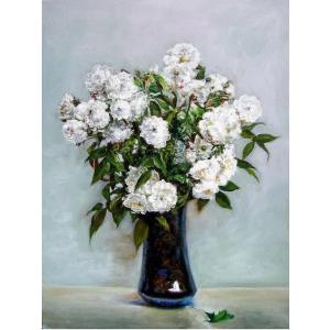 特価油絵 花瓶の紫陽花 MA2871 : 絵画制作専門ユーラシアアート - 通販