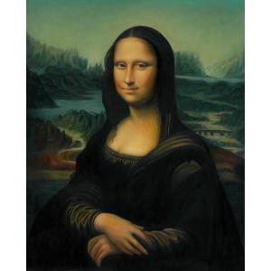 油絵 ダビンチの名作_モナリザ MA132 : 絵画制作専門ユーラシアアート
