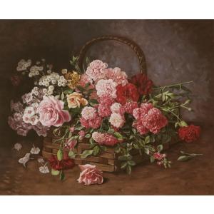 油絵 花瓶の花 MA2874 : 絵画制作専門ユーラシアアート - 通販 - Yahoo