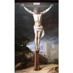 油絵  Philippe de Champaigne_十字架のキリスト  MA2923｜eurasia-art