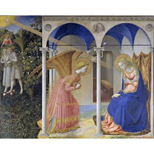 油絵 ムリーリョ_ 受胎告知 MA2968 : 絵画制作専門ユーラシアアート