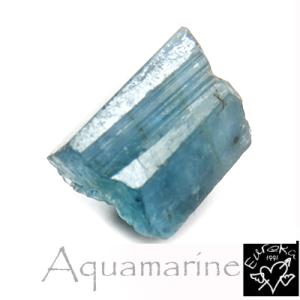 アクアマリン 原石 結晶 ナイジェリア産 ルース 天然石 3.7ct 3月