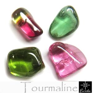 バイカラートルマリン カボション 約4x6mm ルース : gem-ichinoseYahoo