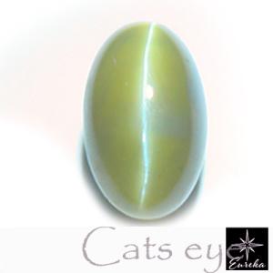 クリソベリルキャッツアイ ルース 1.95ct 天然石 レアストーン オーダーメイド プレゼント