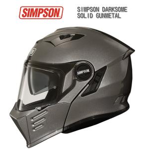 SIMPSON (シンプソン) DARKSOME ヘルメット ガンメタ