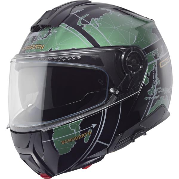 Schuberth C5 Globe シューベルト フリップアップヘルメット / ブラックマット・グ...