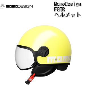 MomoDesign FGTR Classic Candy ジェットヘルメット イエロー