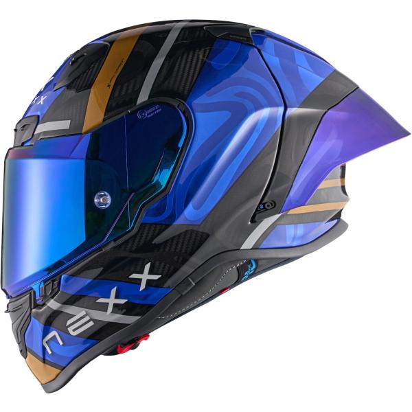 Nexx ネックス X.R3R Swirl Carbon ヘルメット / ダークブルー
