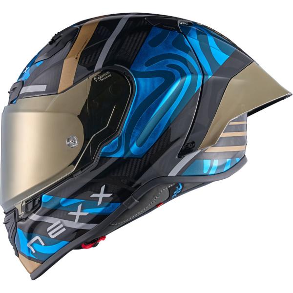 Nexx ネックス X.R3R Swirl Carbon ヘルメット / ブルー