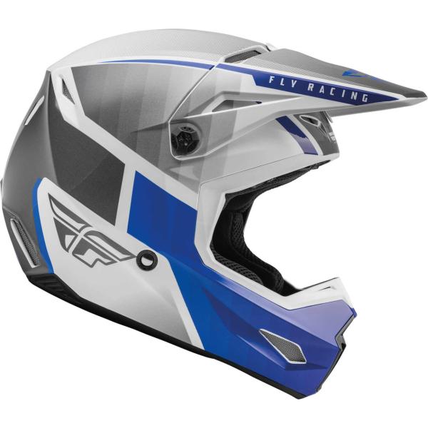 Fly Racing フライレーシング Kinetic Drift ユース ヘルメット / ブルー・...