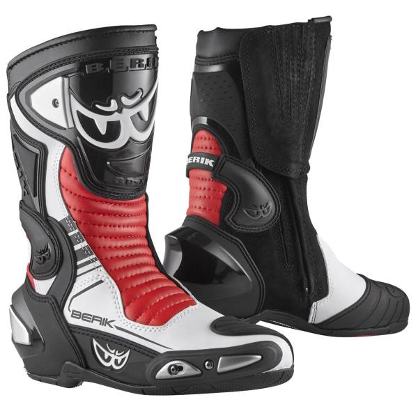Berik べリック Race-X Evo ブーツ / ブラック・ホワイト・レッド