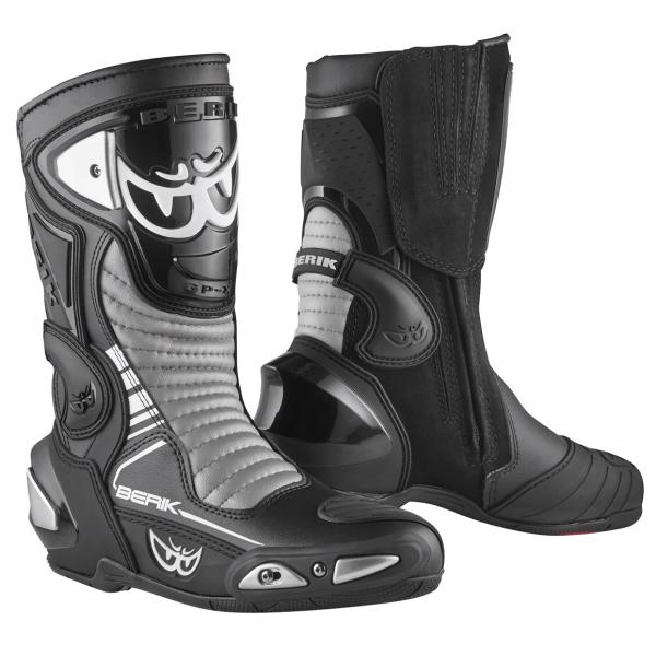 Berik べリック Race-X Evo ブーツ / ブラック・ホワイト・グレー