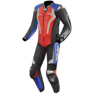 Arlen Ness Race-X アレンネス ツーピース レザースーツ / ブラック・レッド・ブル...