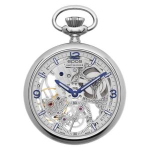 エポス スモール モダン スケルトン ポケットウォッチ 2003ASL 懐中時計 メンズ epos Small Modern Skeleton Pocket Watch｜euro