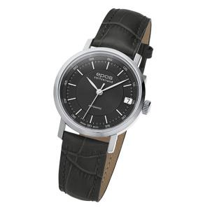 エポス オリジナーレ デイト エレガント 4387BK 腕時計 レディース 自動巻 epos ORIGINALE date Elegant ブラック系｜euro