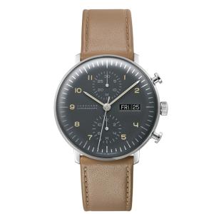 ユンハンス マックスビル クロノスコープ 027 4501 03 サファイアクリスタル 腕時計 メンズ 自動巻 JUNGHANS Max Bill Chronoscope 027/4501.03 クロノグラフ